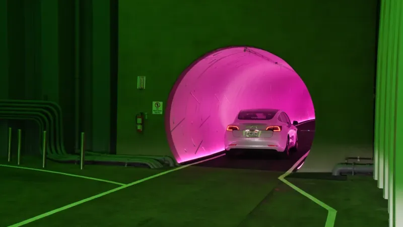 The Boring Company tests Tesla Full Self-Driving autopilot in Las Vegas tunnels